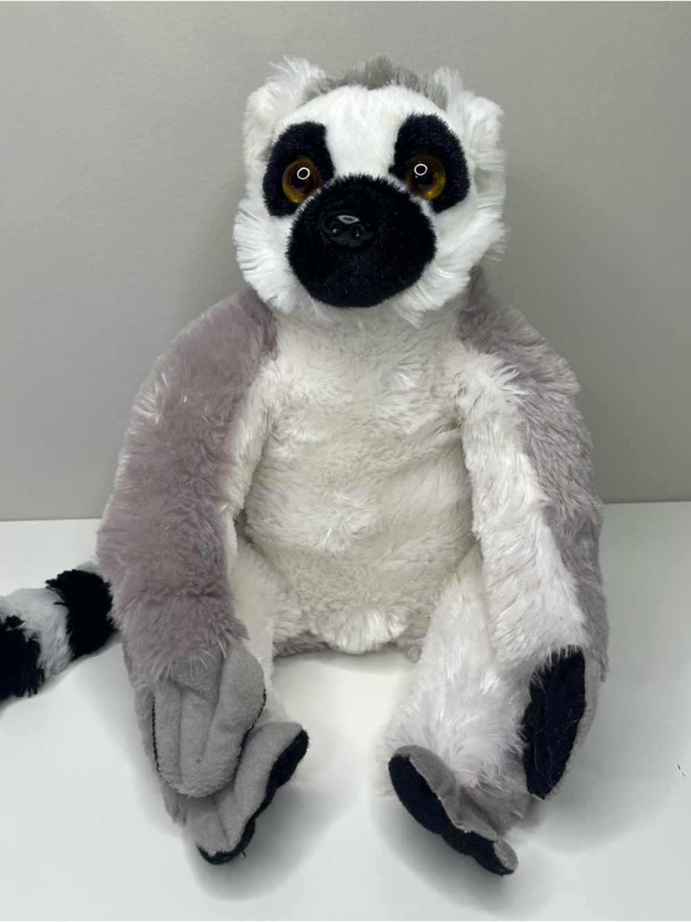 Wild Republic Ring-Tailed Lemur Plush Toy Stuffed Animal 12"